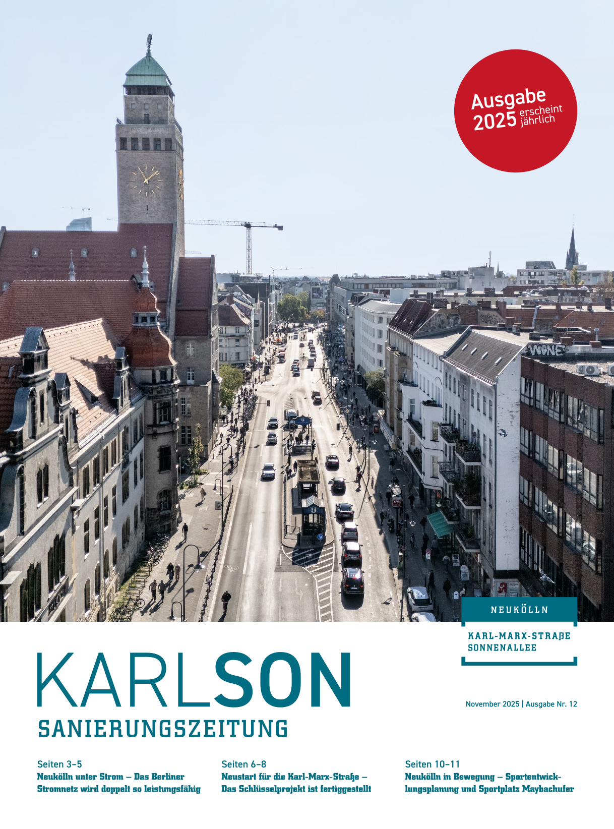 Read more about the article Die neue Ausgabe der Sanierungszeitung KARLSON ist da!​